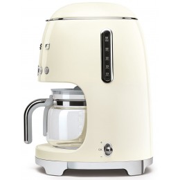 SMEG DCF02CREU Стиль 50-х г.г. Капельная кофеварка кремовый