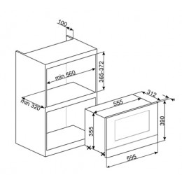 Духовой шкаф Smeg MP822PO