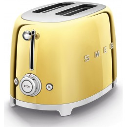 Тостер Smeg TSF01GOEU Стиль 50-х г.г. золото
