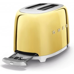 Тостер Smeg TSF01GOEU Стиль 50-х г.г. золото