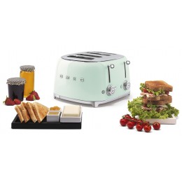 Тостер на 4 ломтика Smeg TSF03PGEU