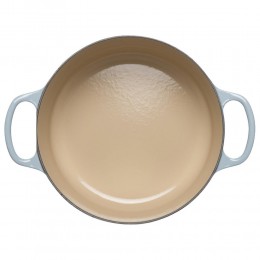 Le Creuset Кастрюля круглая для запекания 26 см, чугун, цвет светло-голубой
