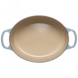 Le Creuset Кастрюля овальная 31 см, эмалированный чугун, цвет бременская лазурь