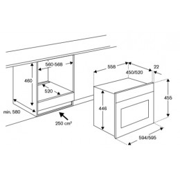 Духовой шкаф Bertazzoni F457MODMWTN