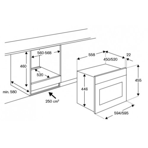 Духовой шкаф Bertazzoni F457MODMWTZ