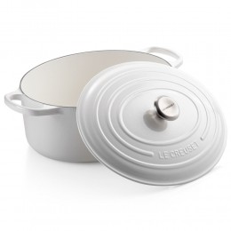 Le Creuset Кастрюля овальная 31 см, эмалированный чугун, цвет хлопчатобумажный