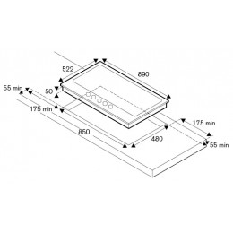 Варочная панель Bertazzoni P905LHERAX