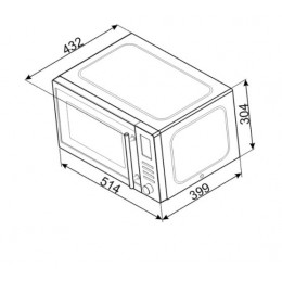 Микроволновая печь Smeg MOE25X