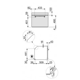 Духовой шкаф Smeg SF700BS