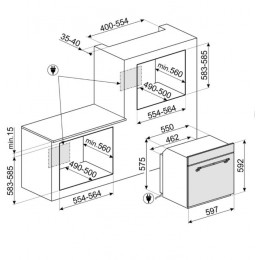 Духовой шкаф Smeg SF700BS