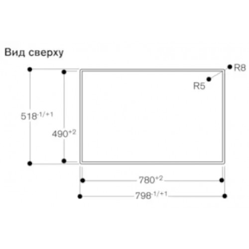 Встраиваемая стеклокерамическая поверхность GAGGENAU CX482100 , ширина 80 см