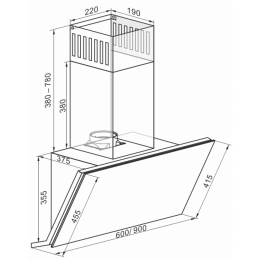 Вытяжка Kaiser AT 9430FG Eco