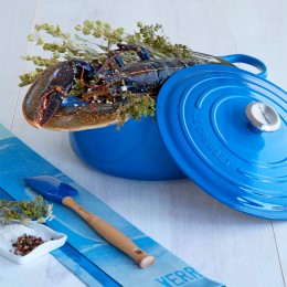 Le Creuset Круглая кастрюля 26 см, чугун, цвет:марсель