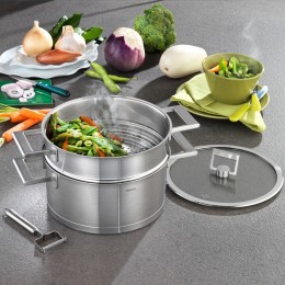 Крышка Стрейт-фикс, плоская из стекла, 16 см, с ручкой, K16SF, CRISTEL