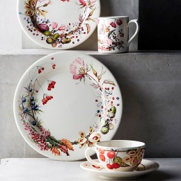 Тарелка для канапе Gien, Букет, 16,5 см