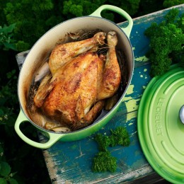 Le Creuset Кастрюля овальная 31 см, чугун, пальмовый
