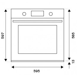 Духовой шкаф Bertazzoni F6011MODELC