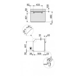 Духовой шкаф Smeg SF750BS