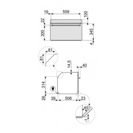 Духовой шкаф Smeg SF4800MP