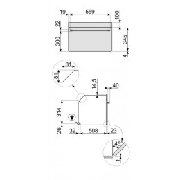 Духовой шкаф Smeg SF4800MP