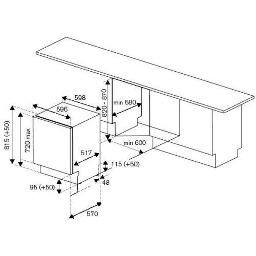 Посудомоечная машина Bertazzoni DW6083PRT, шт