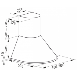 Купольная вытяжка KAISER A 9423 GRBE Eco