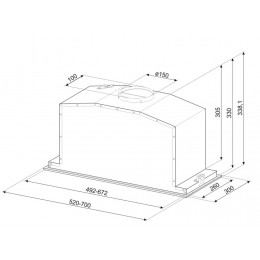 Вытяжка Smeg KICGR52X