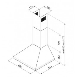 Вытяжка Smeg KSED65PE