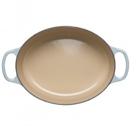 Le Creuset Овальная кастрюля для запекания 27 см, чугун, цвет светло-голубой
