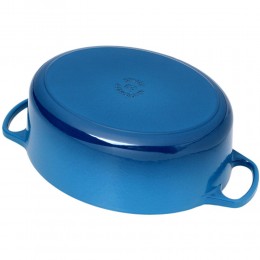Le Creuset Кастрюля овальная 31 см, чугун, марсель 