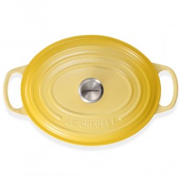 Le Creuset Кастрюля овальная 31 см, чугун, желтый 