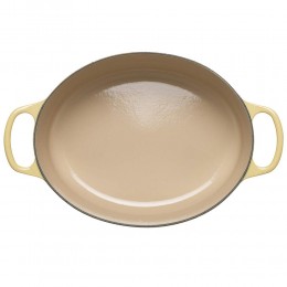 Le Creuset Кастрюля овальная 31 см, чугун, желтый 