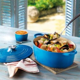 Le Creuset Кастрюля овальная 31 см, чугун, марсель 