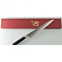 Нож Yanagiba для левшей KAI, Шун Про, лезвие 9.5"/ 24 см., pукоятка 12,2 см.