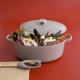 Le Creuset Кастрюля овальная 31 см, эмалированный чугун, цвет мексиканская агава