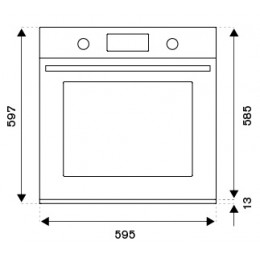 Духовой шкаф Bertazzoni F6011MODVTX