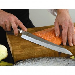 Нож Yanagiba для левшей KAI, Шун Про, лезвие 9.5"/ 24 см., pукоятка 12,2 см.