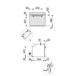 Духовой шкаф Smeg SF750PO