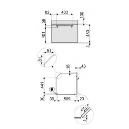 Многофункциональный духовой шкаф Smeg SFP750AOPZ