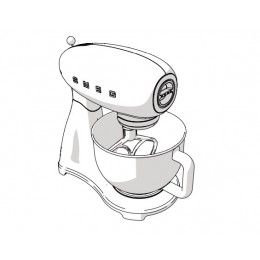 Планетарный миксер Smeg SMF02WHEU