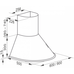 Купольная вытяжка KAISER A 6423 GrBE Eco