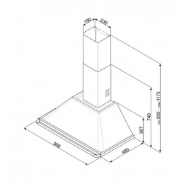 Вытяжка Smeg KT90BLE