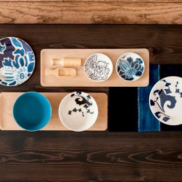 Набор пиал Gien (MINI), 2 шт, Индиго, 9,6 см.фаянс