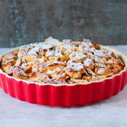 Le Creuset Рифленая форма для запекания 24см, каменная керамика, цвет: вишневый