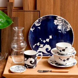 Набор пиал Gien (MINI), 2 шт, Индиго, 9,6 см.фаянс