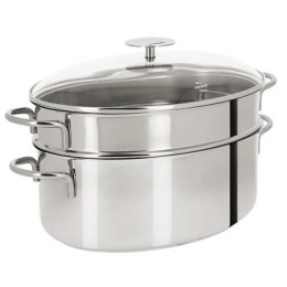 Пароварка Меркурий, овальная, 30 см, 1 уровень, CVOV30M, CRISTEL