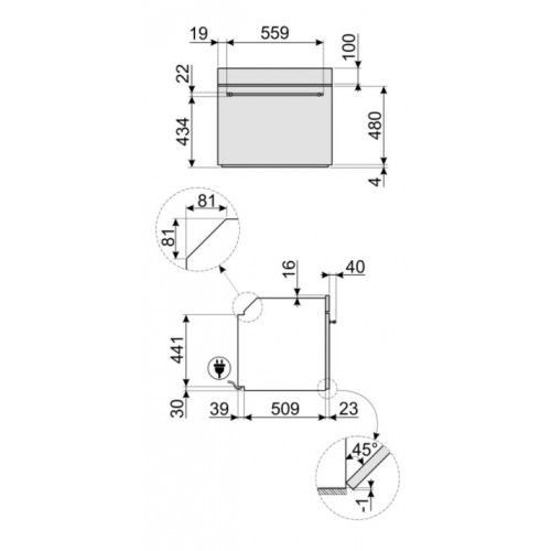 Духовой шкаф Smeg SF800PO