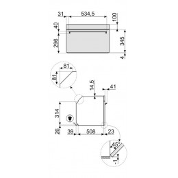 Духовой шкаф Smeg SF4301MX