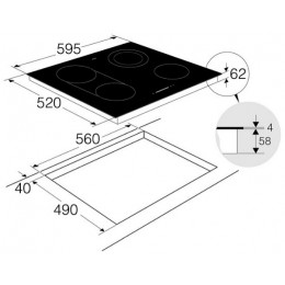 Стеклокерамическая варочная панель ASKO HCL634G
