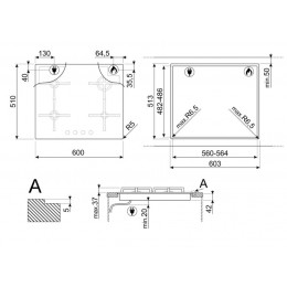 Варочная панель Smeg PV164B2
